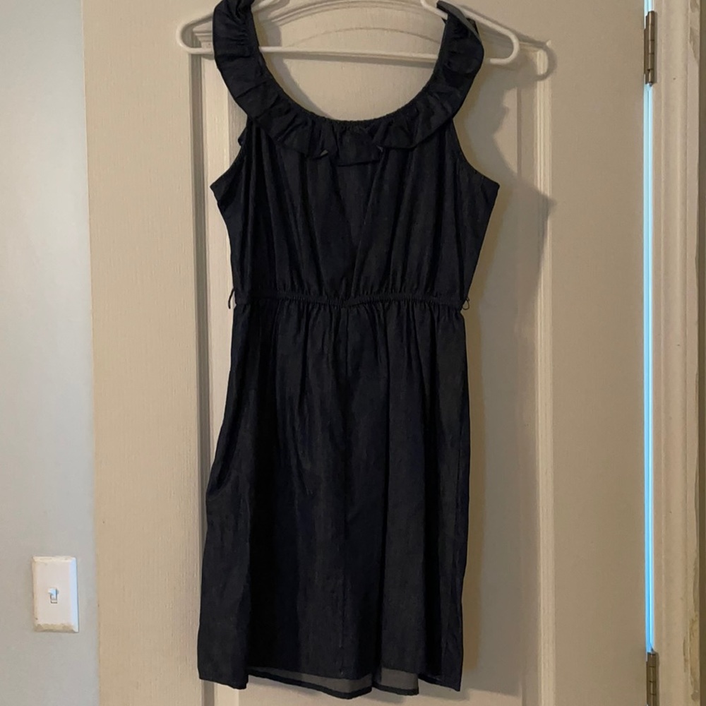 Denim Ruffled top dress
